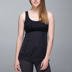 Classic [Lululemon] Black Workout + Running Tank Top + Bra | Small · 4